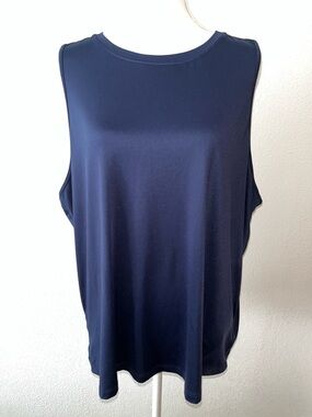 Fabletics Dark Navy Crewneck Athletic Tank